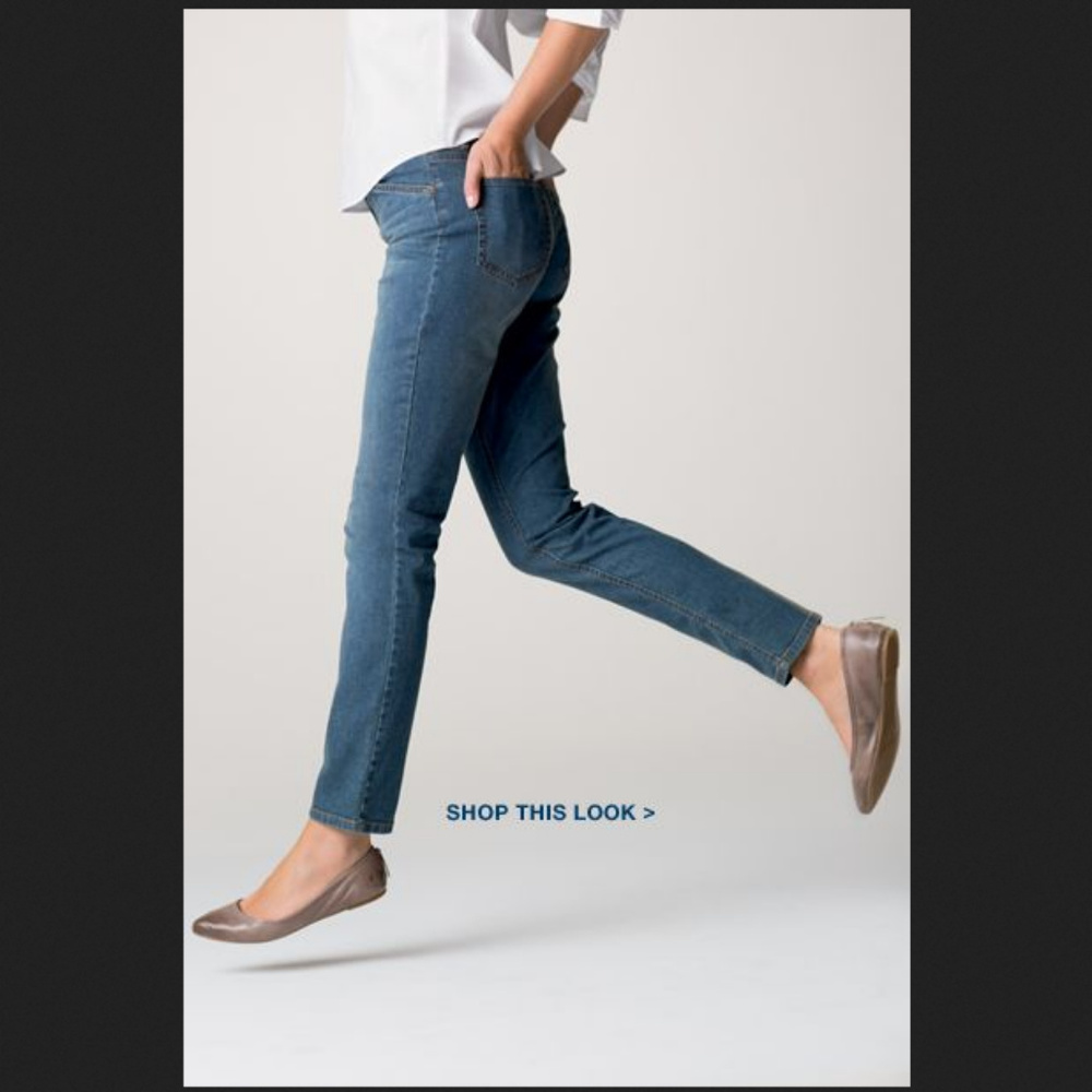 J. Jill Slim Leg Blue Jeans